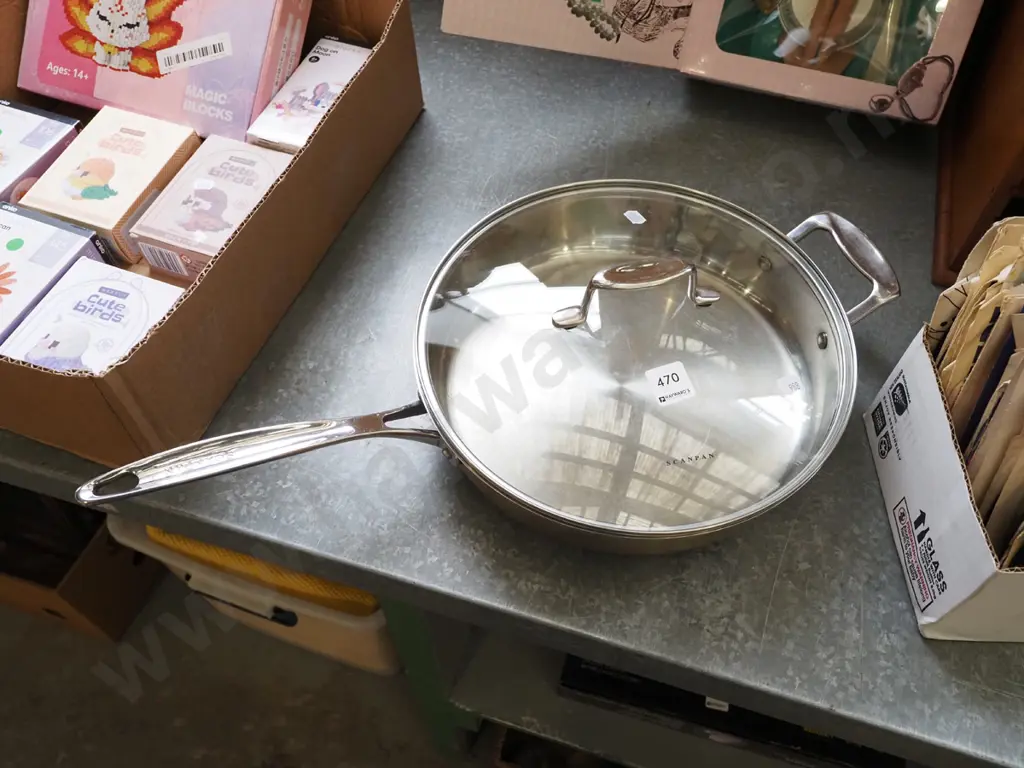 Scanpan lidded frying pan Diam320 Image 1++