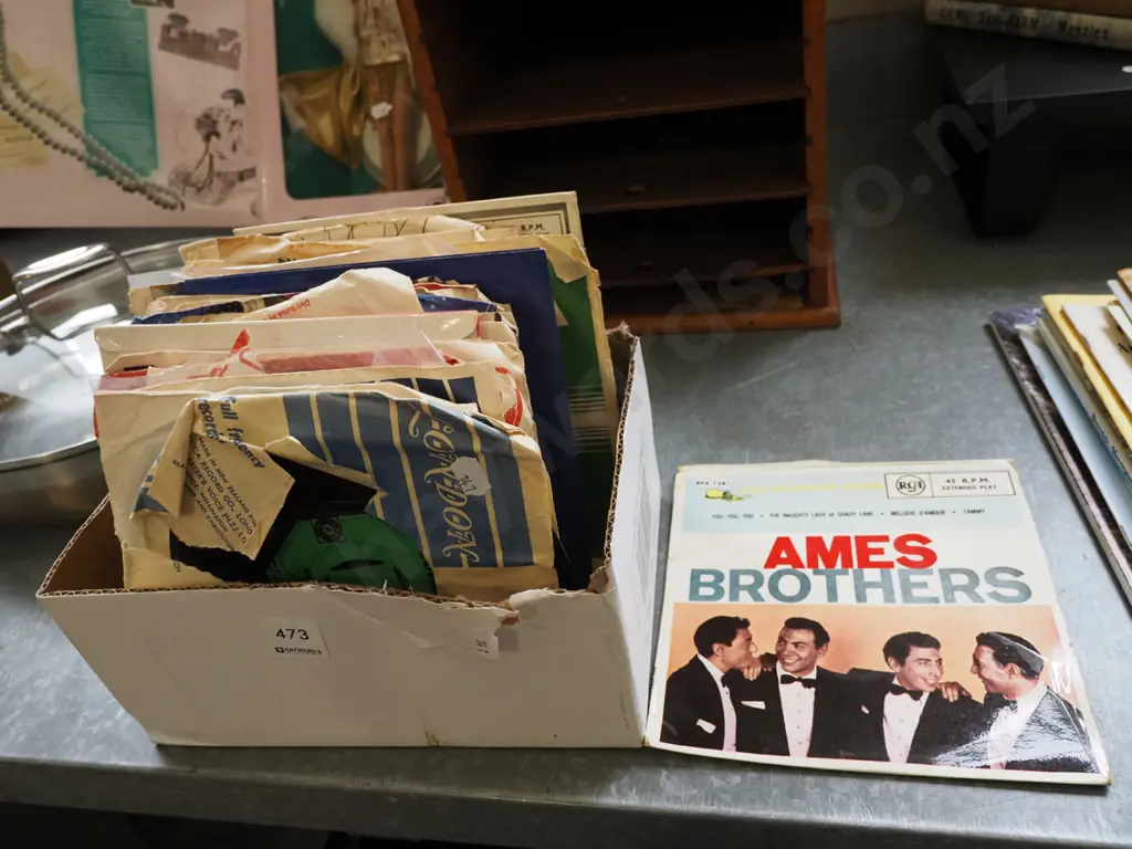 box of 45s Image 1++