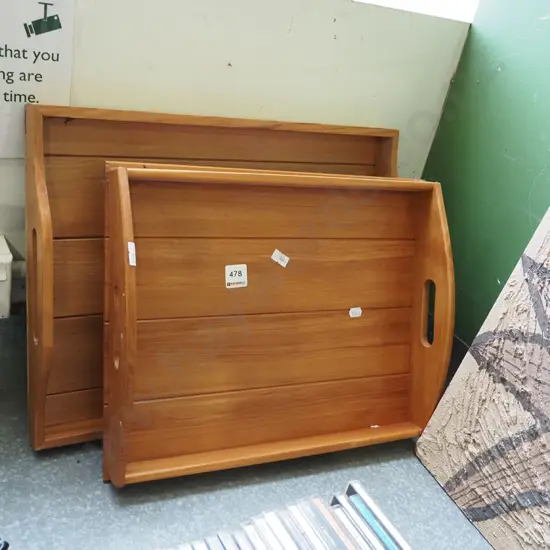 2x rimu trays W460