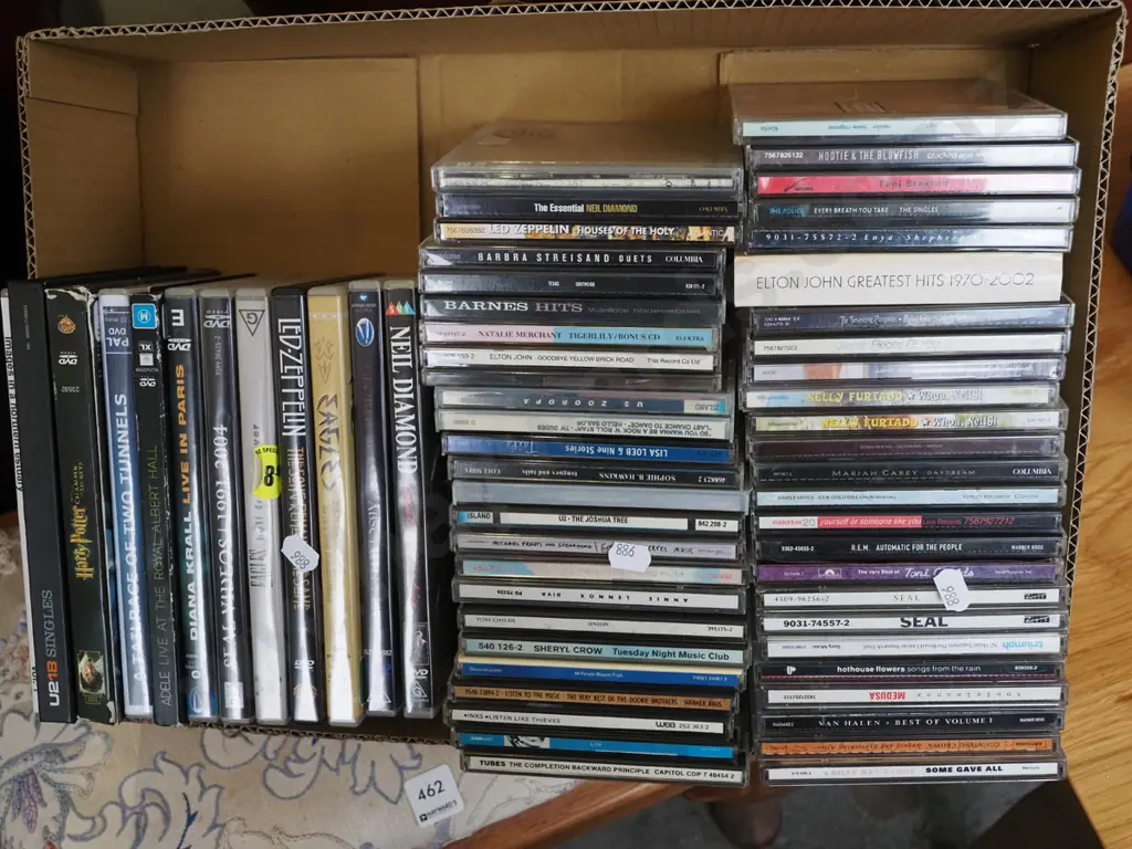 box of DVDs Image 1++