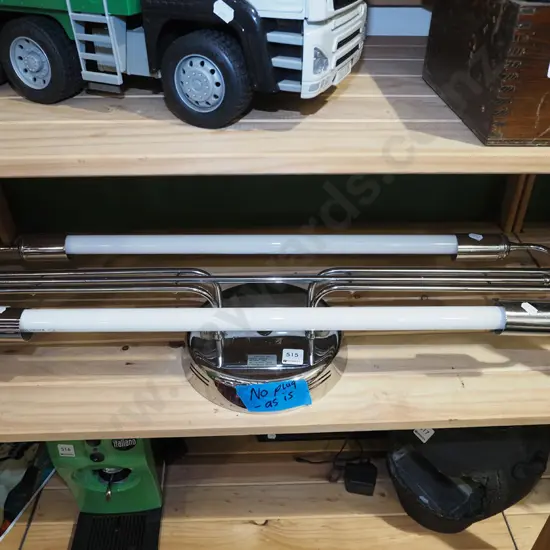 deco style fluroescent light fitting - no plug - as is no returns