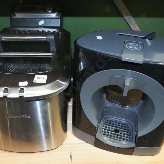Breville deep fryer, Nescafe pod coffee machine