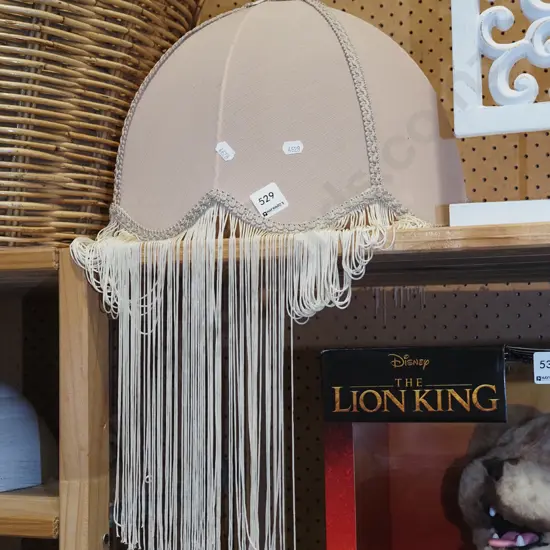tasseled light shade