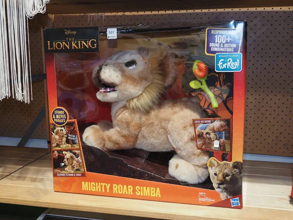 boxed as new Lion King Mighty Roar Simba toy Image 1++
