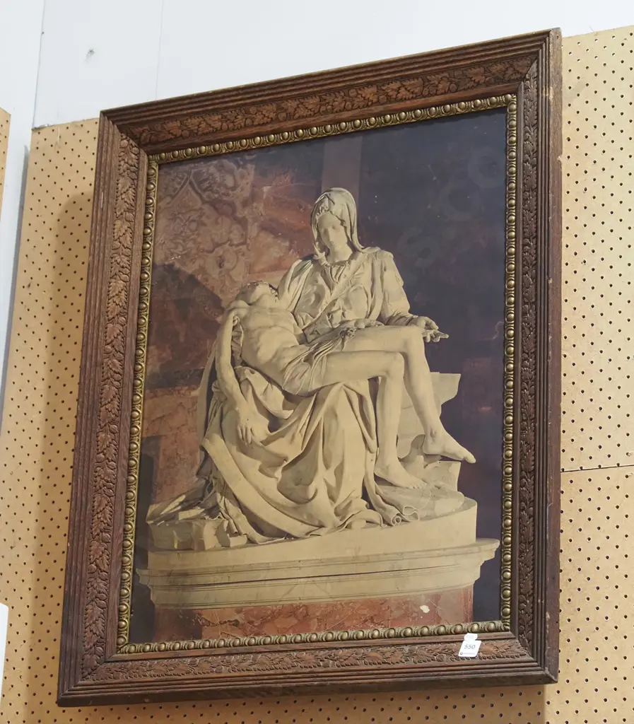 framed  print - Pieta marble scuplture Image 1++