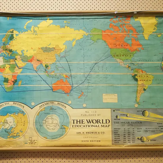 old school world map
