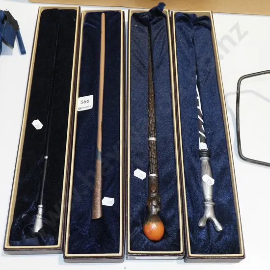 4x wands in boxes