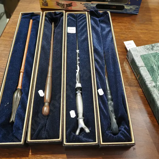 4x wands in boxes