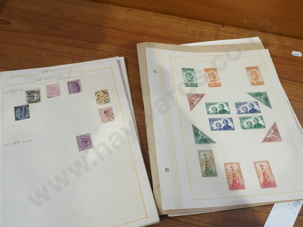 box; NZ stamps Image 1++
