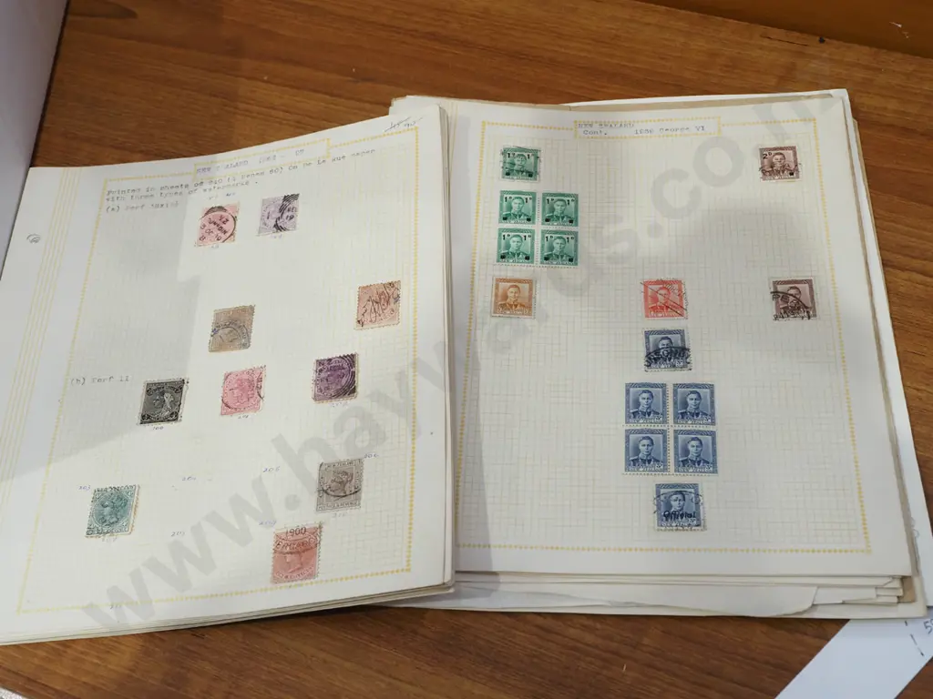 box; NZ stamps Image 1++