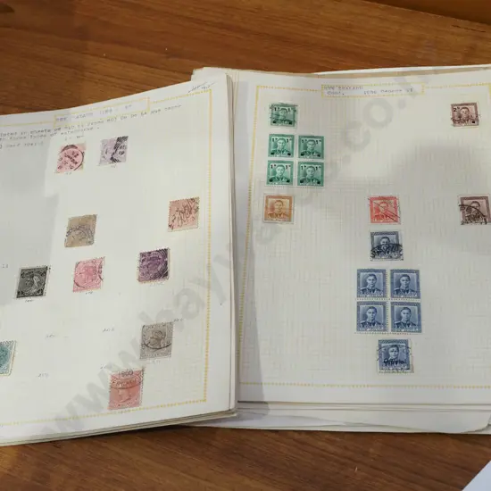 box; NZ stamps