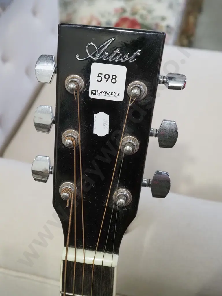 Artist acoustic guitar and stand Image 1++