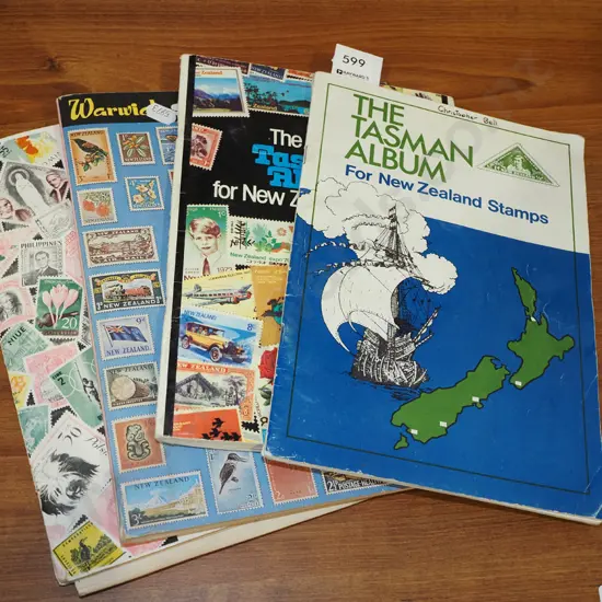 4x stamp albums