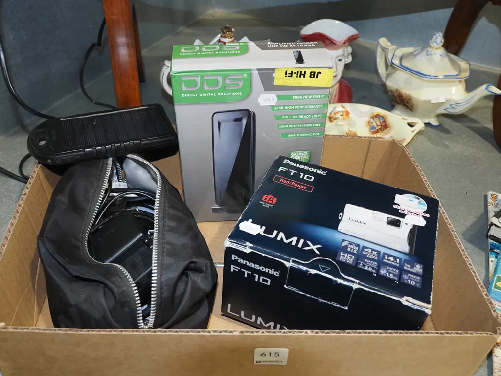 box Freeview antennae, Luminex digital camera, small solar panel etc Image 1++