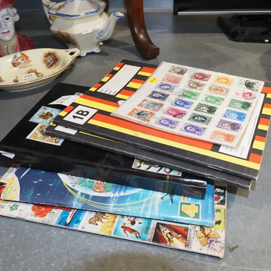 stamp albums and stamps