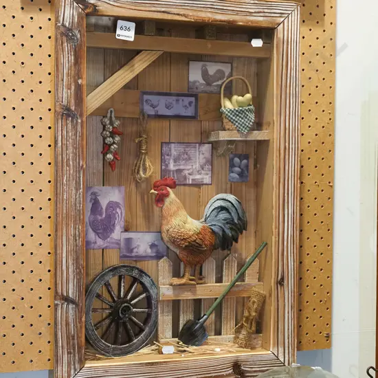 hanging shadow box - poultry