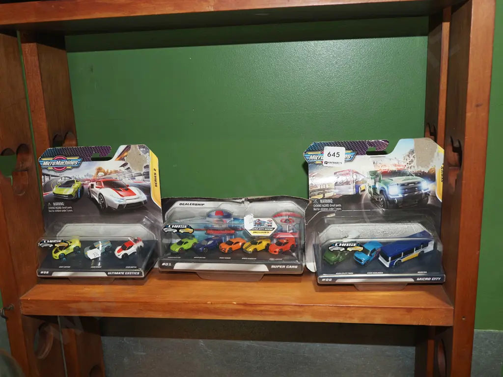 3x boxed micro machines toy vehicles Image 1++