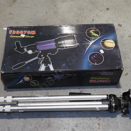 astronomical telescope and tripod
