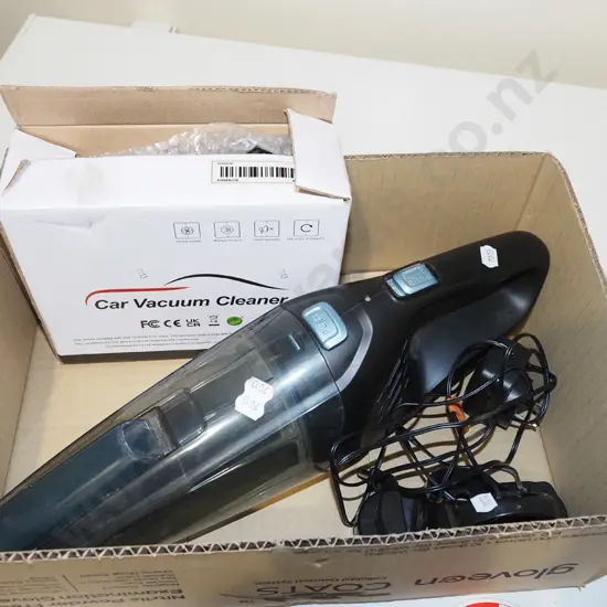 box; dust buster