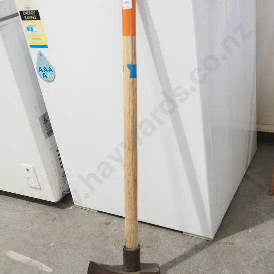 wooden handled log splitter