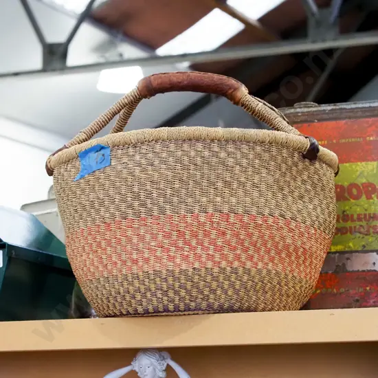 woven cane basket