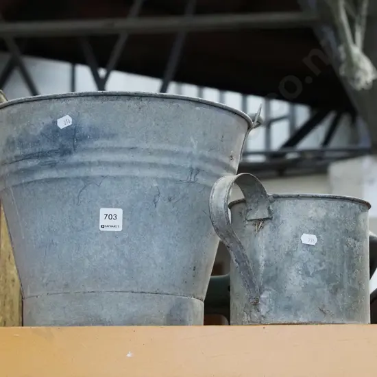 galvanised bucket H260, large cup