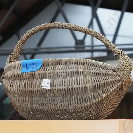 woven cane basket