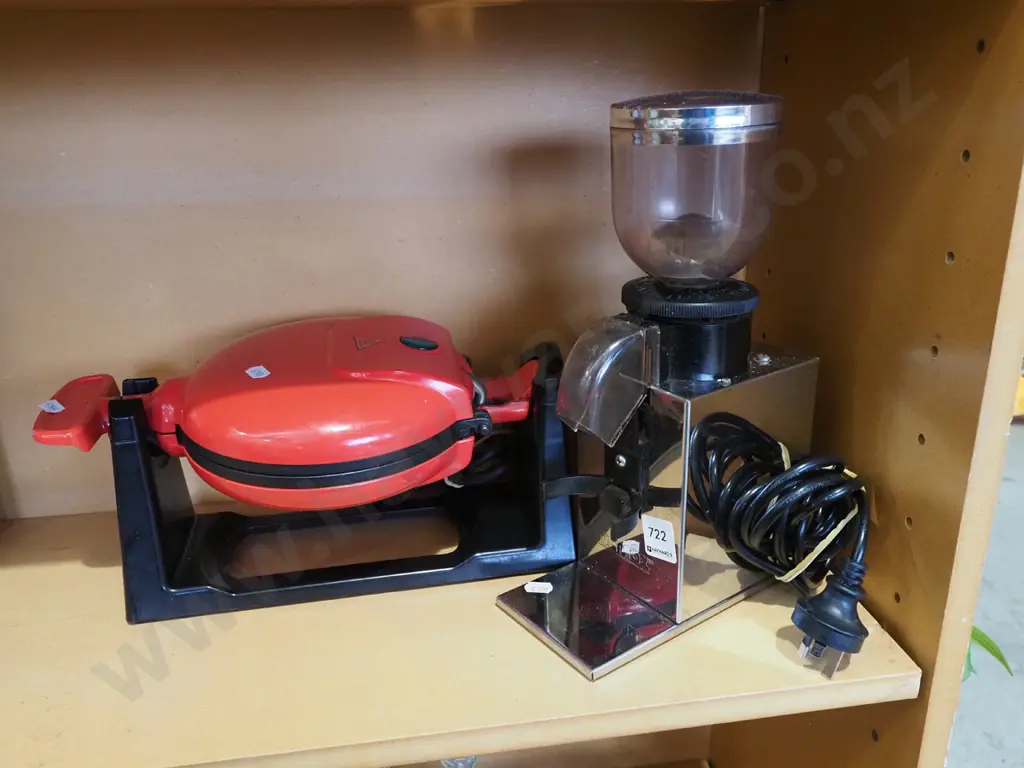 rotissere waffle machine, small coffee grinder Image 1++