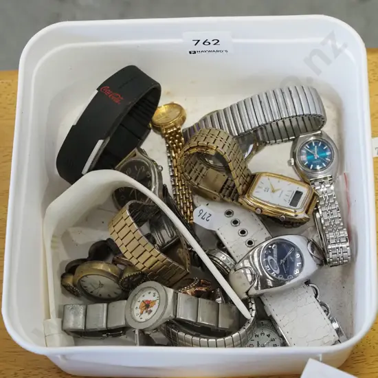 container of watches - as is no returns