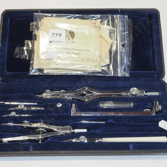 vintage protractor set