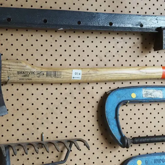 Sandvik wooden handled axe