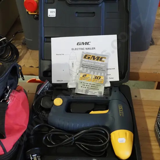 cased GMC electric nailer