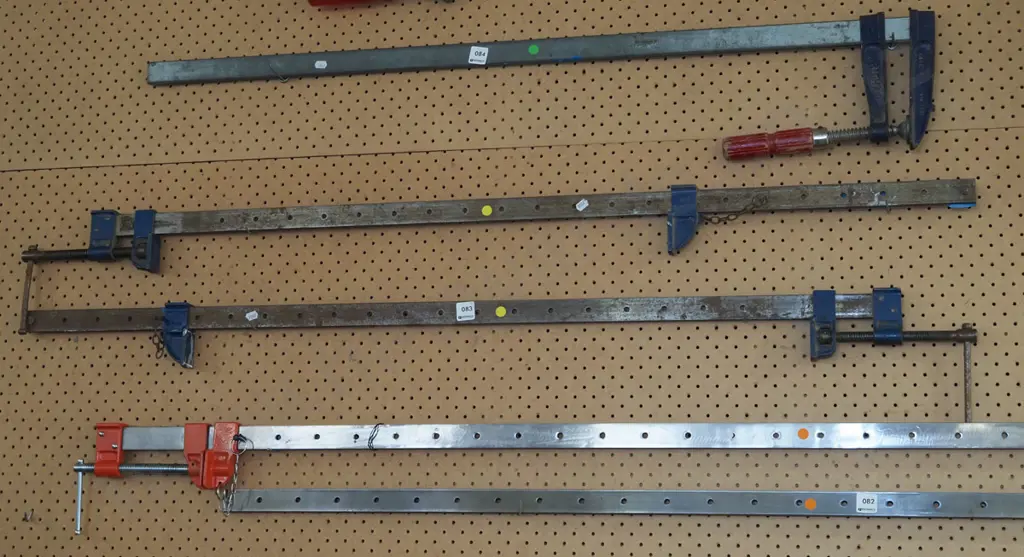2x sash clamps L1230 - yellow dots Image 1++