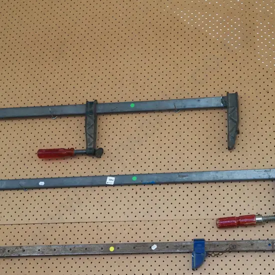 2x long F clamps Longest L1120