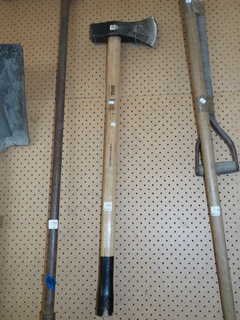 wooden handled log splitter Image 1++