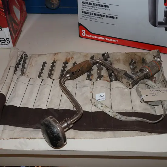 Stanley brace and auger bits