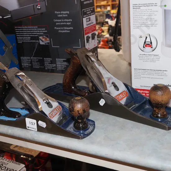 Stanley 4 and 5 hand planes