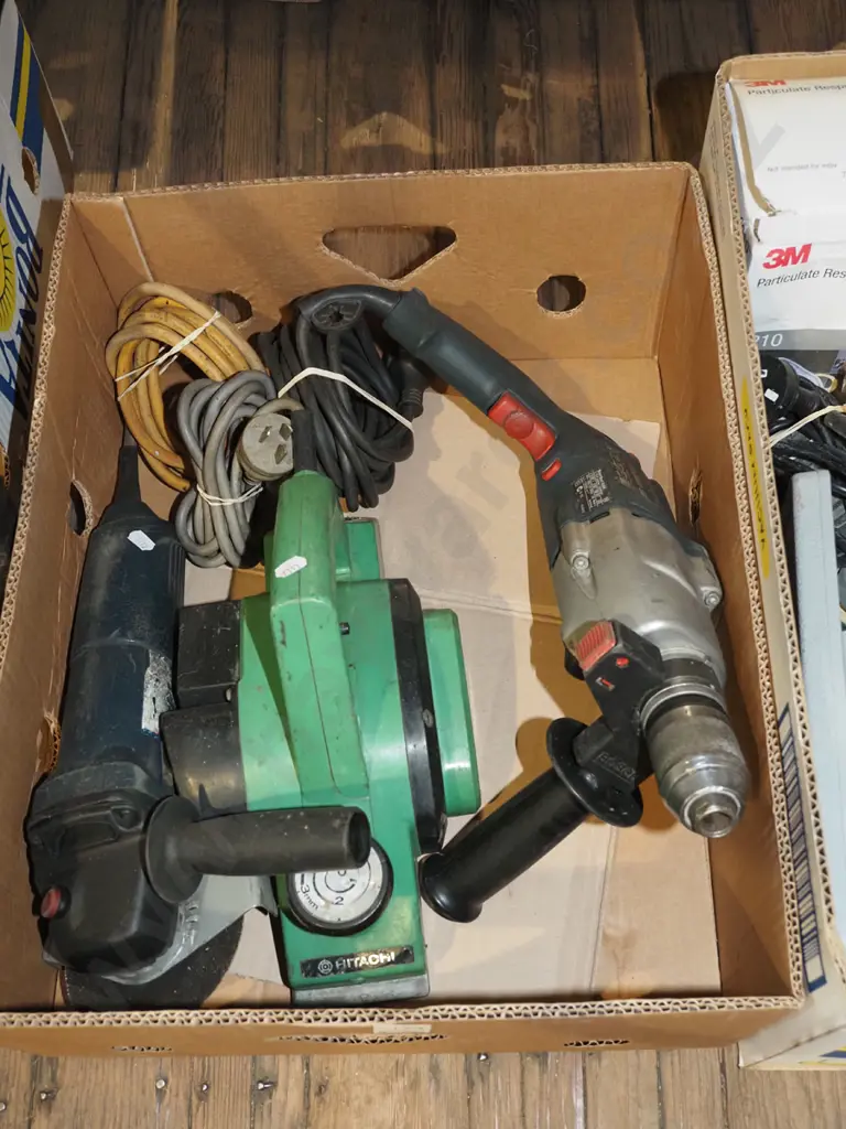 box; drill, grinder, electric planer Image 1++