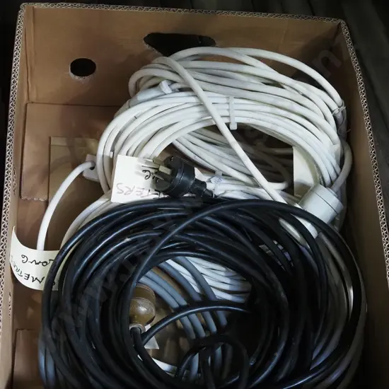 box; extension cords
