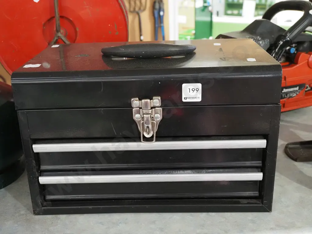 black metal tool box Image 1++