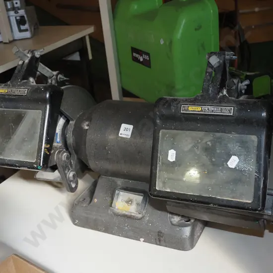 large Stanley bench grinder
