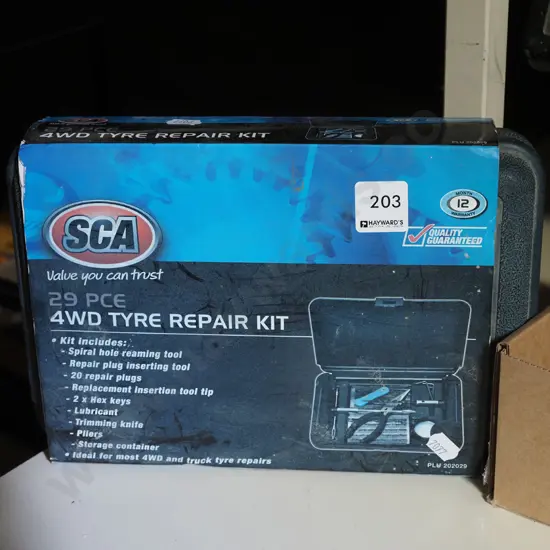 SCA 29 piece 4WD tyre repair kit