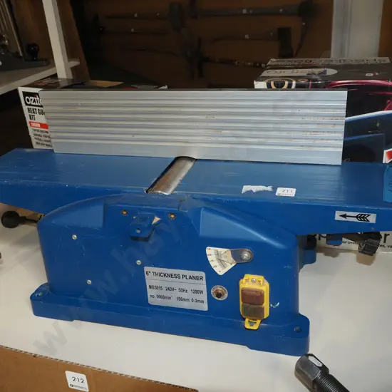 table top 6" thickness planer