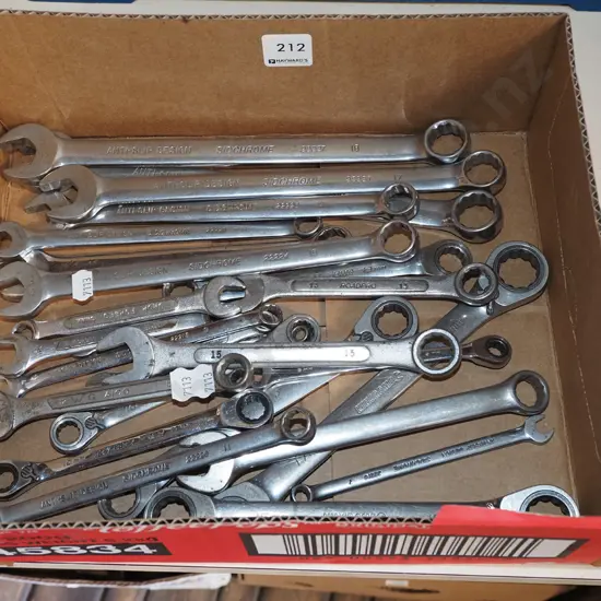 box; open end and ring spanners