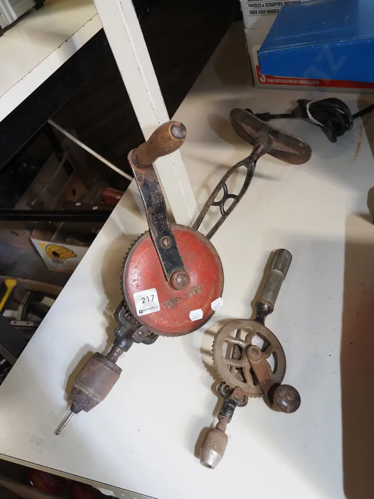 2x vintage egg beater drills Image 1++