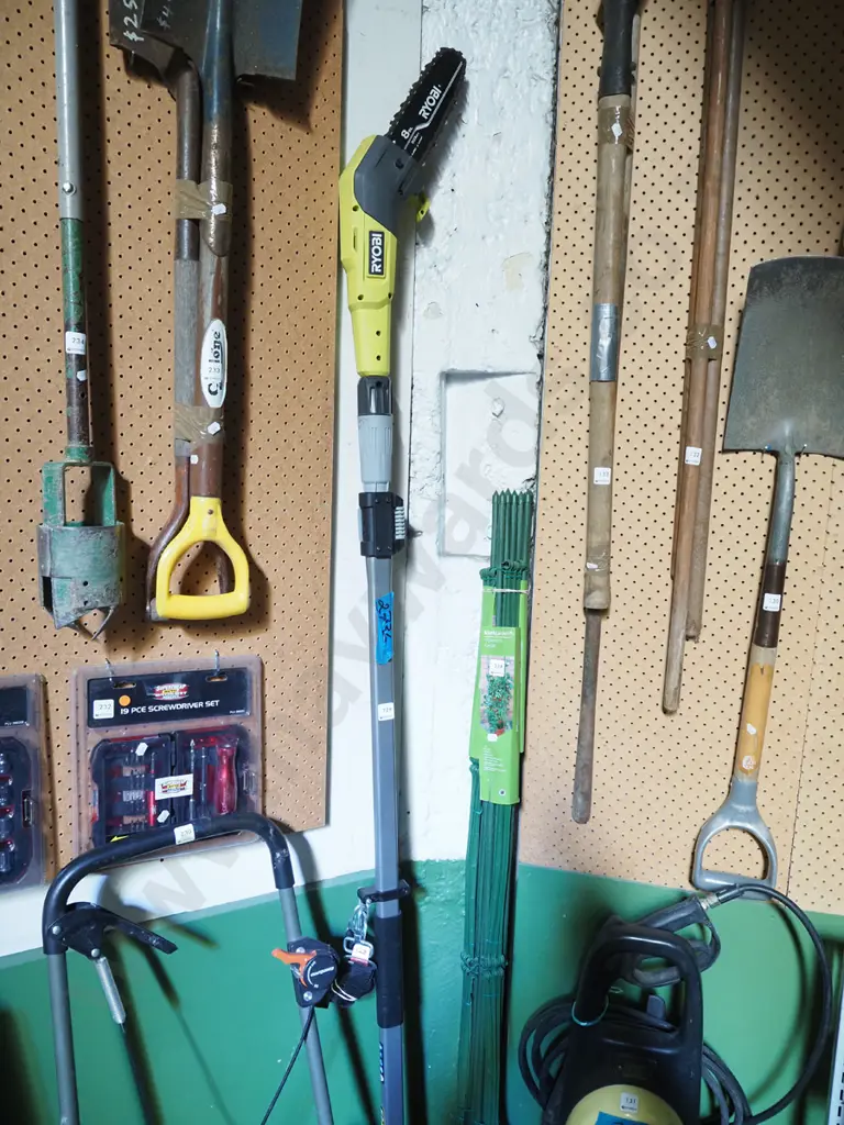 Ryobi battery powered pole pruner - no battery Image 1++