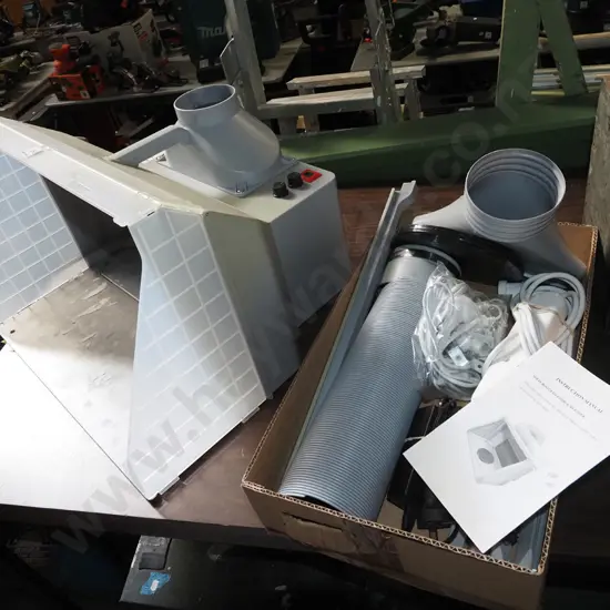 portable air brush spray booth and accessories