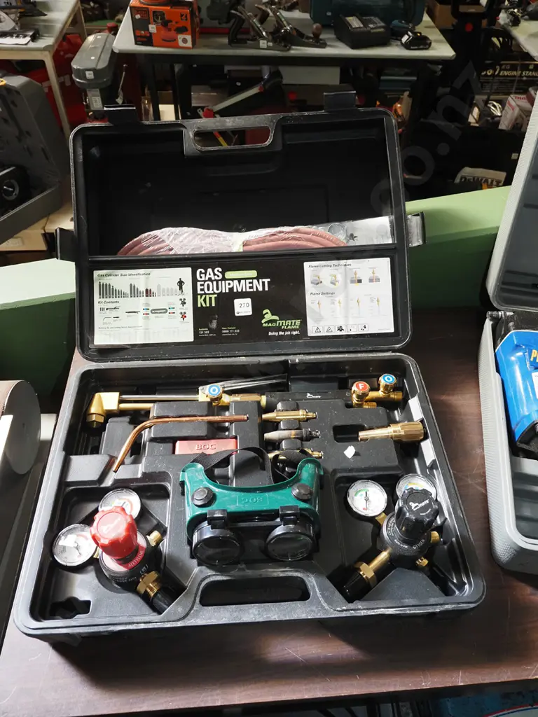 cased gas welding cutting kit Image 1++