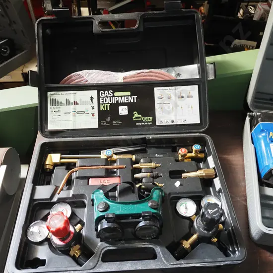 cased gas welding cutting kit