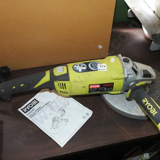 Ryobi angle grinder
